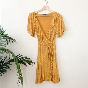 Flowy polka dot dress